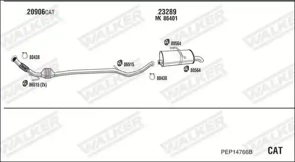 WALKER PEP14766B