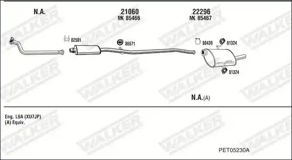 WALKER PET05230A