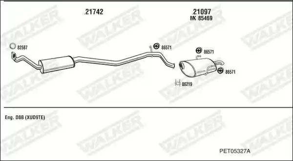 WALKER PET05327A