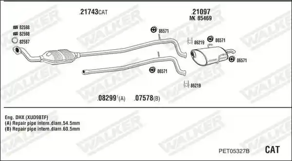 WALKER PET05327B