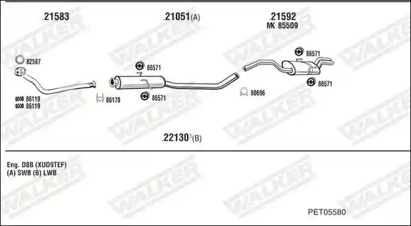 WALKER PET05580