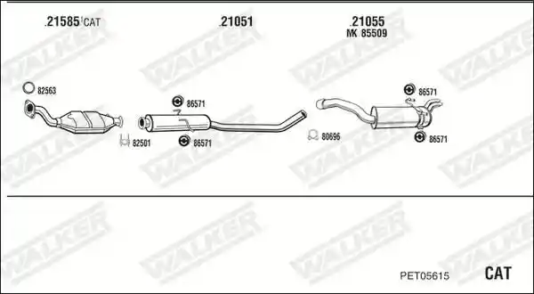 WALKER PET05615