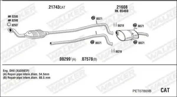 WALKER PET07869B