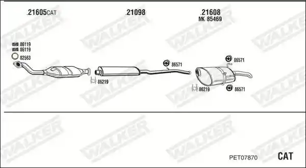 WALKER PET07870