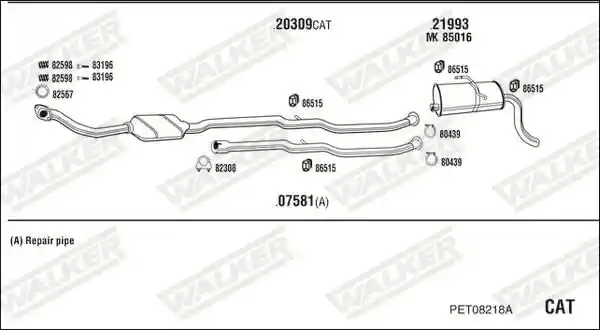 WALKER PET08218A