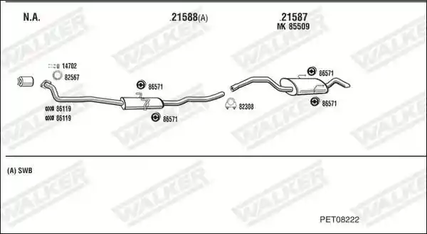 WALKER PET08222