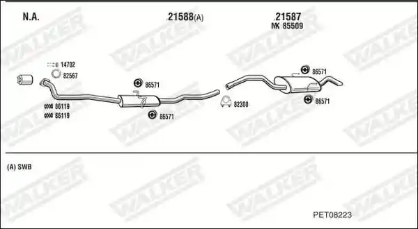 WALKER PET08223