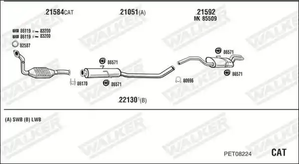 WALKER PET08224