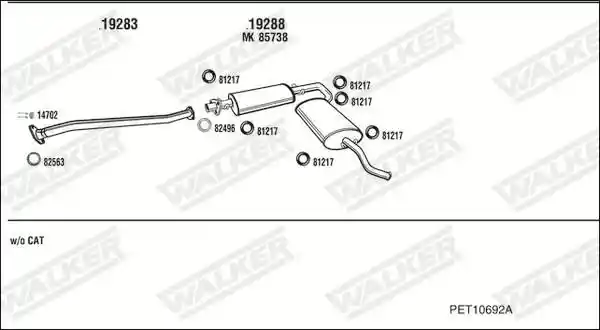 WALKER PET10692A