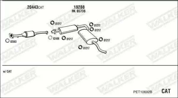 WALKER PET10692B