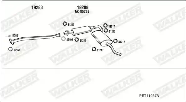 WALKER PET11087A