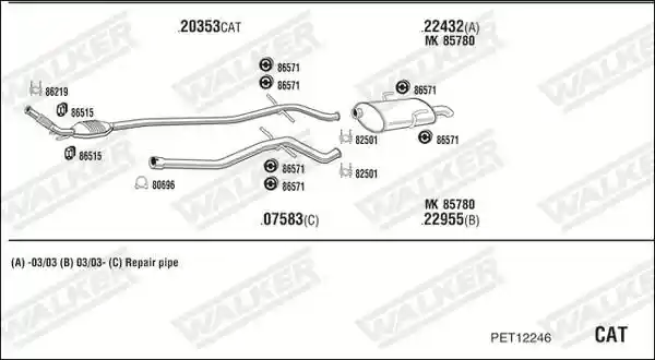 WALKER PET12246