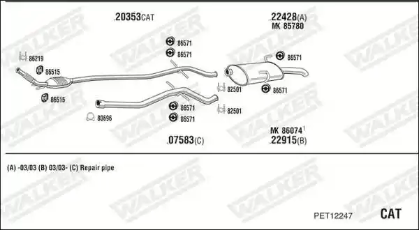 WALKER PET12247