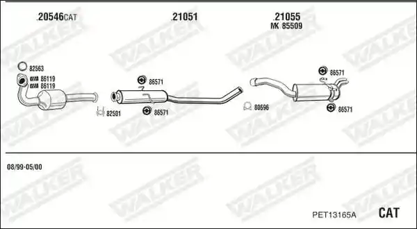 WALKER PET13165A