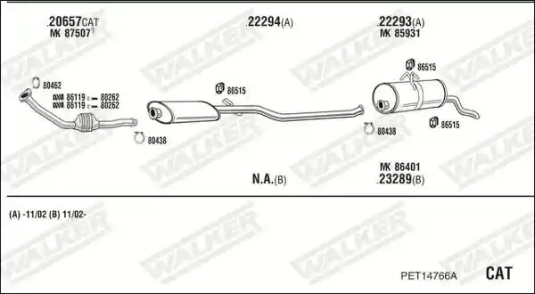 WALKER PET14766A
