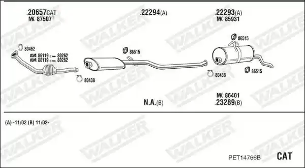 WALKER PET14766B