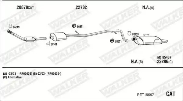 WALKER PET15557
