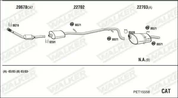 WALKER PET15558