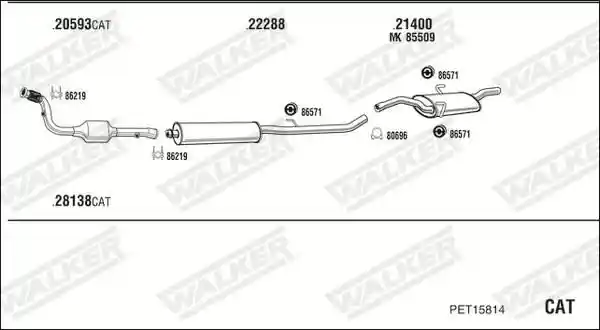 WALKER PET15814