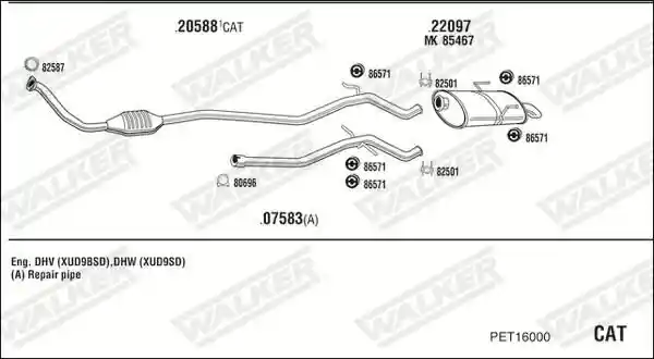 WALKER PET16000