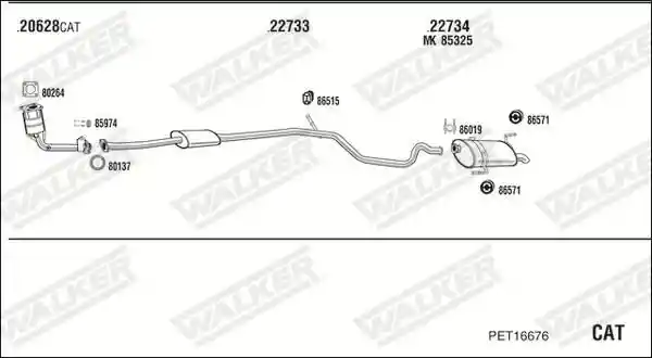 WALKER PET16676