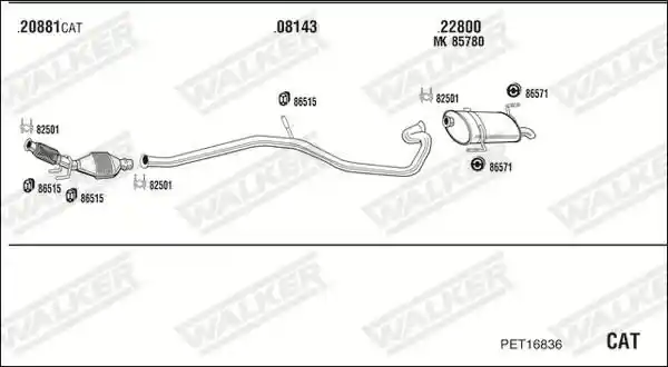 WALKER PET16836