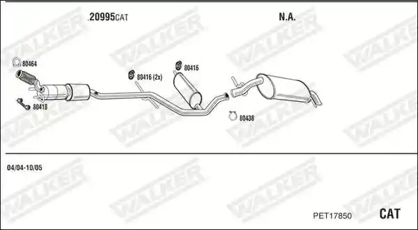 WALKER PET17850