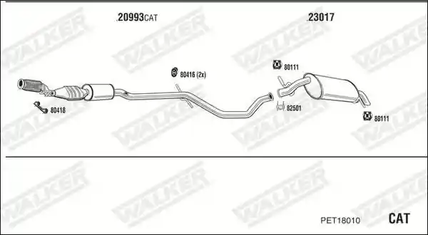 WALKER PET18010