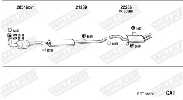 WALKER PET18276