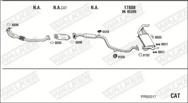 WALKER PR50017