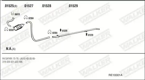 WALKER RE10001A