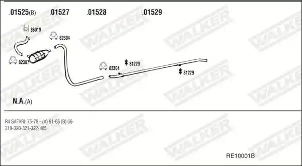 WALKER RE10001B
