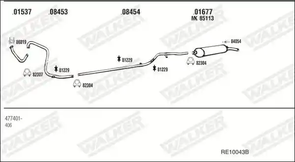 WALKER RE10043B