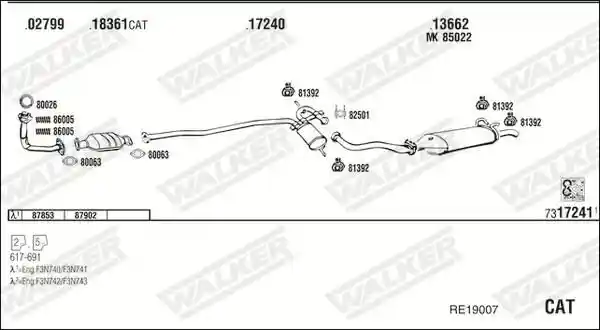 WALKER RE19007