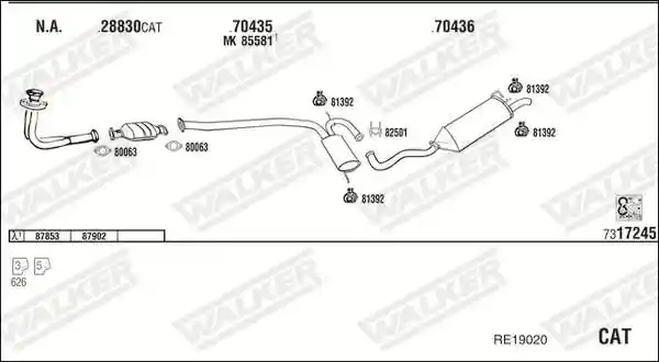 WALKER RE19020