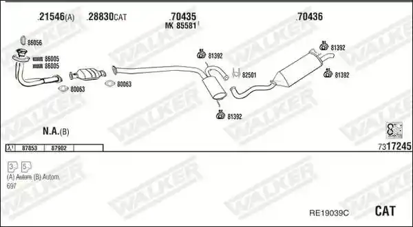 WALKER RE19039C