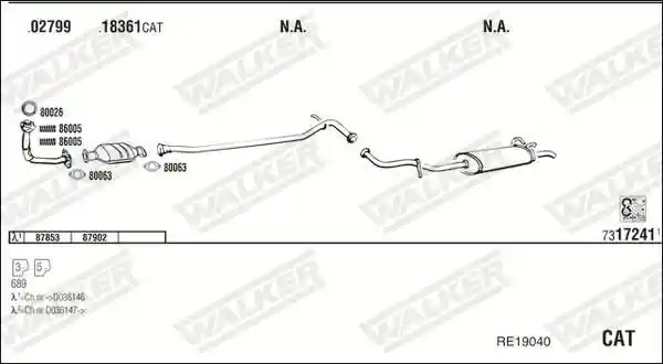 WALKER RE19040