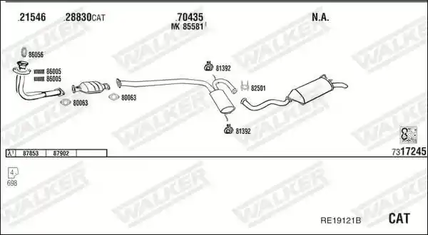 WALKER RE19121B