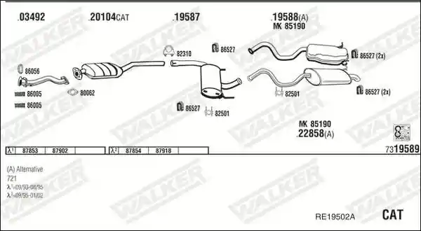 WALKER RE19502A