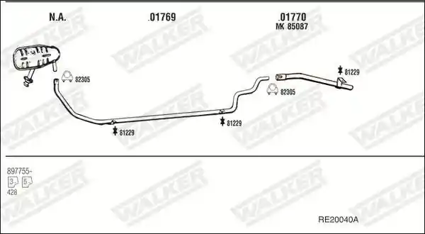 WALKER RE20040A