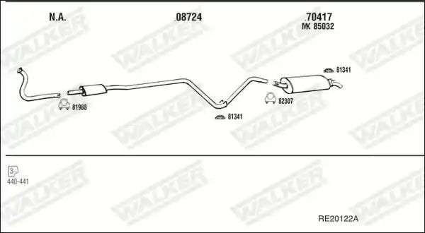 WALKER RE20122A