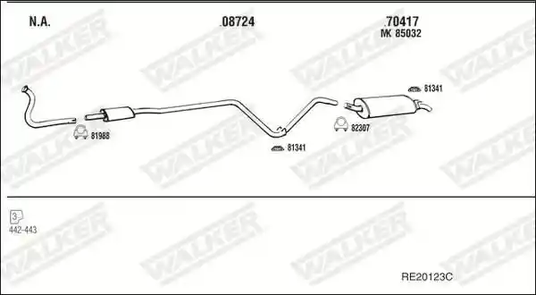 WALKER RE20123C