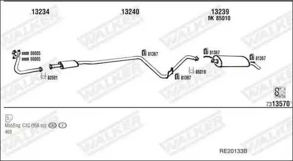 WALKER RE20133B