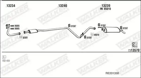 WALKER RE20135B