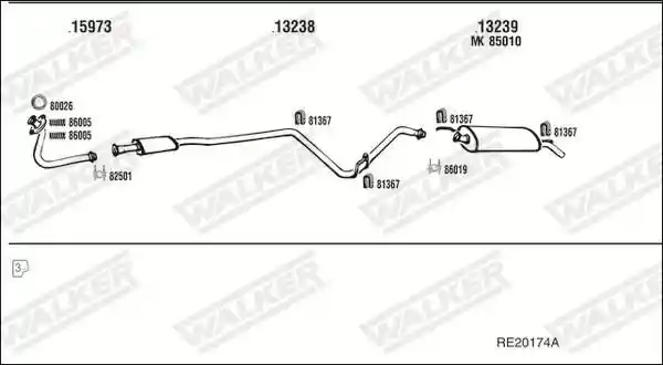 WALKER RE20174A