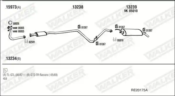 WALKER RE20175A
