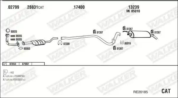 WALKER RE20185