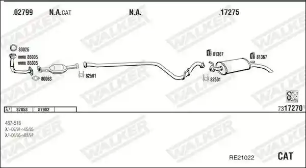 WALKER RE21022