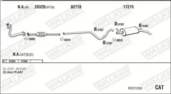 WALKER RE21058