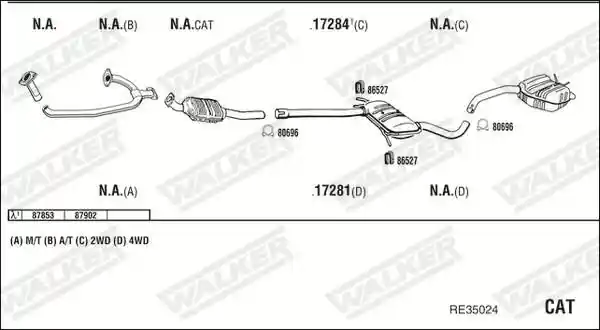 WALKER RE35024